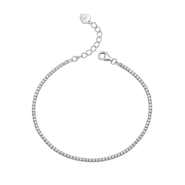 Silver Mini Tennis Bracelet