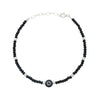 Silver Black Evil Eye Twinkle Bracelet