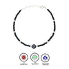 Silver Black Evil Eye Twinkle Bracelet