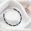 Silver Blue Evil Eye Twinkle Bracelet