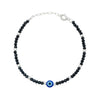 Silver Blue Evil Eye Twinkle Bracelet