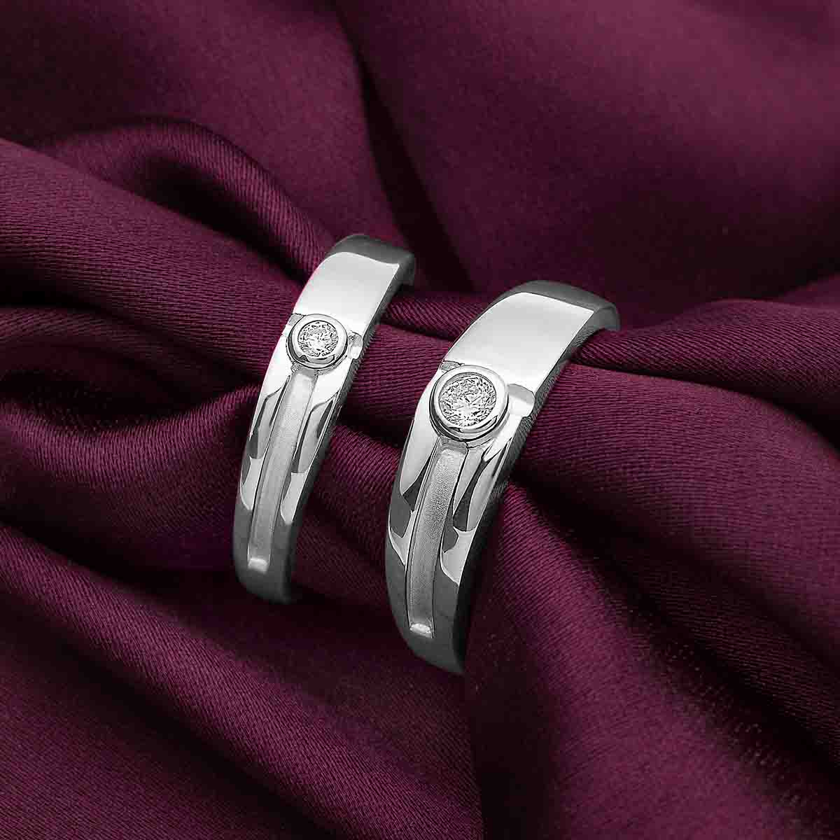 Adjustable Elk Promise Ring For Couples In Sterling Silver
