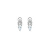 Silver Ice Drop Earrings