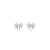 Silver Butterfly Earrings