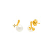 18k Gold Plated Silver Ocean Pearl Earrings