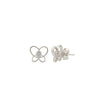 Silver Delicate Butterfly Earrings