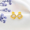 18k Gold Plated Silver Allure Earrings