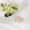 Rose Gold Tiny Lily Earrings