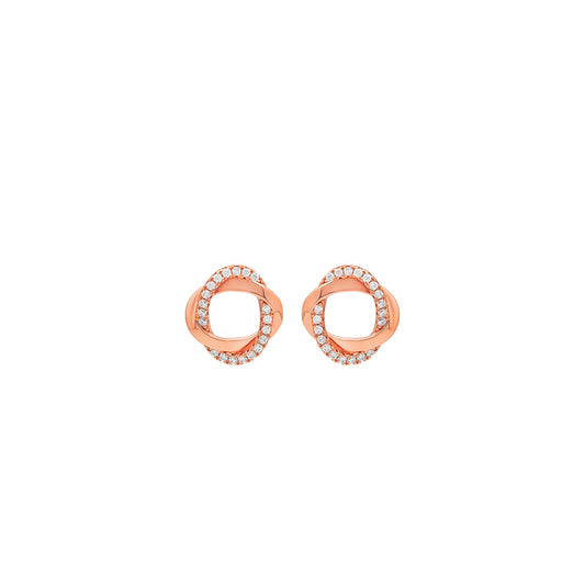 Rose Gold Allure Earrings