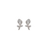 Silver Tiny Lily Earrings