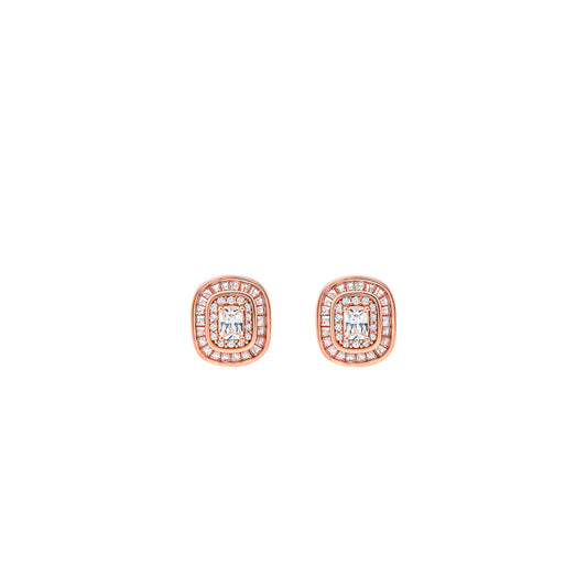 Rose Gold Shimmering Studs