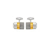 18k Gold Plated Silver Parallel Limited Edition Cufflinks