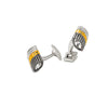 18k Gold Plated Silver Parallel Limited Edition Cufflinks