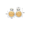 18k Gold Plated Silver Mesh Limited Edition Cufflinks