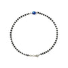 Silver Holy Evil Eye Black Beads Anklets