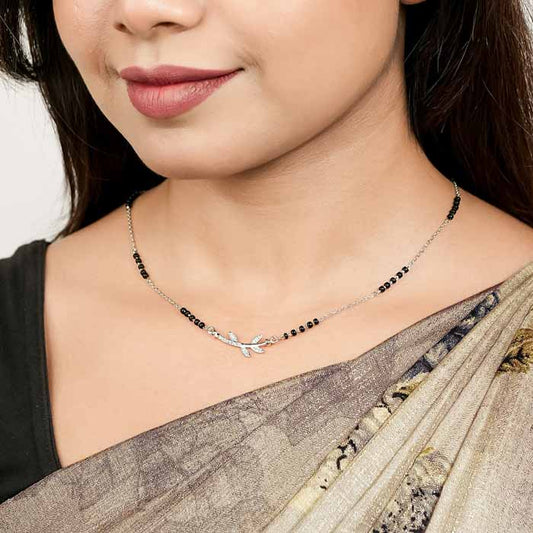 Silver Evergreen Mangalsutra