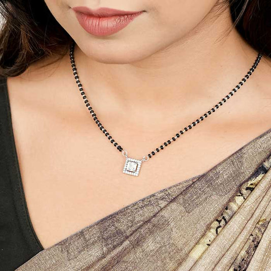 Silver Classic Square Mangalsutra