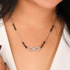 Silver Modern Infinity Mangalsutra