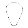 Silver Modern Infinity Mangalsutra