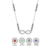 Silver Modern Infinity Mangalsutra