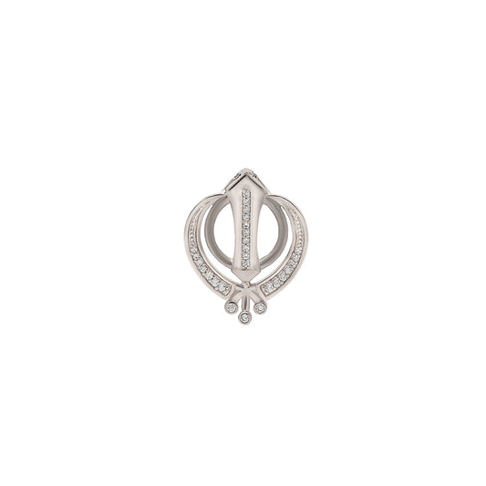 Silver Khanda Pendant