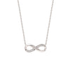 Silver Infinity Glow Necklace