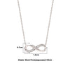 Silver Infinity Glow Necklace