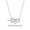 Silver Infinity Bliss Necklace