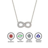 Silver Infinity Bliss Necklace