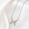 Silver Butterfly Charm Necklace