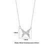 Silver Butterfly Charm Necklace