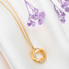 18k Gold Plated Silver Allure Pendant with Chain