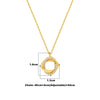 18k Gold Plated Silver Allure Pendant with Chain