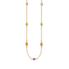 18k Gold Plated Silver Prismatic Colour Shine Necklace