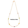 18k Gold Plated Silver Prismatic Colour Shine Necklace