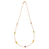 18k Gold Plated Silver Prismatic Colour Shine Necklace