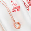 Rose Gold Allure Pendant with Chain