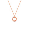 Rose Gold Allure Pendant with Chain