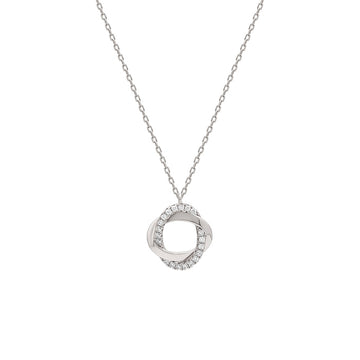 Silver Allure Pendant with Chain