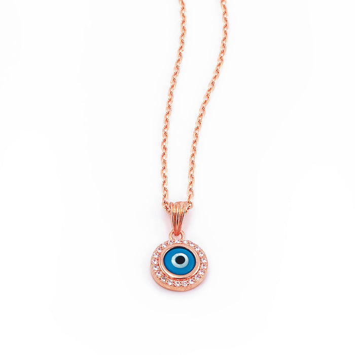 Evil Eye Necklace, Evil Eye Jewelry, Gold Eye Necklace – Clare Swan Designs