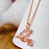 Rose Gold Shree Krishna Baasuri Pendant with Chain