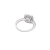 Silver Aurora Solitaire Ring