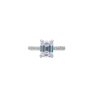 Silver Vivid Solitaire Ring