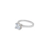 Silver Primsa Solitaire Ring