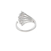 Silver Dazzle Bloom Ring