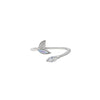 Silver Tiny Mermaid Tail Ring