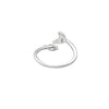 Silver Tiny Mermaid Tail Ring