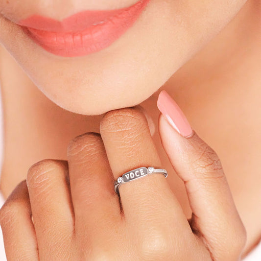 Silver Voce Ring