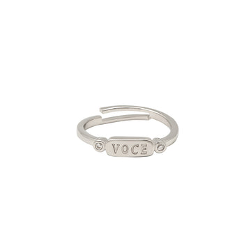 Silver Voce Ring