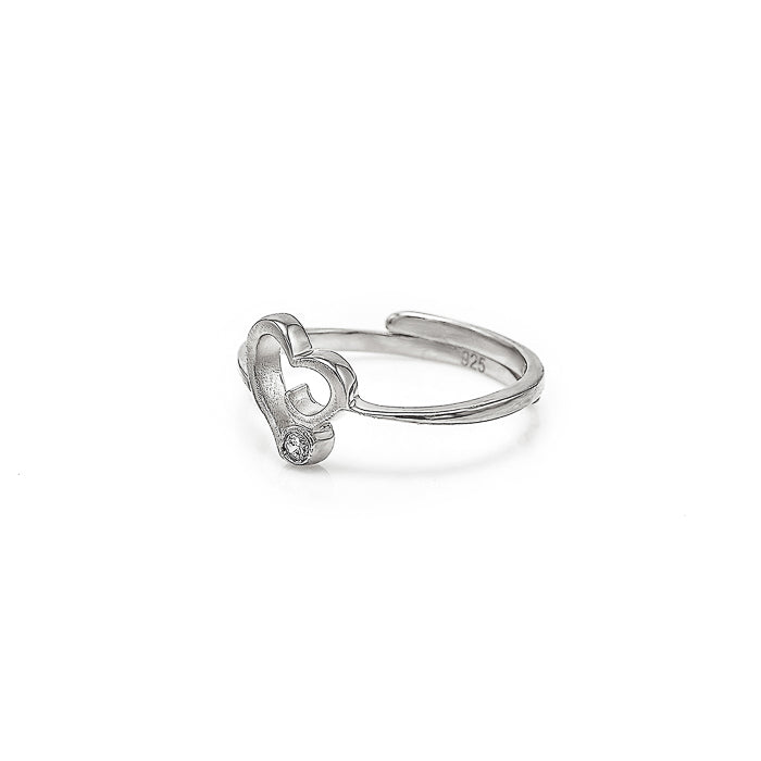 Couple Initial Tiny Heart Ring, Personalized Jewelry, Engraving Ring – AMYO  Jewelry